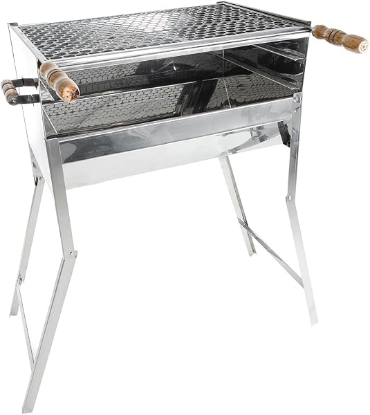 Churrasqueira Inox Dobrável Grill Viana Moeda