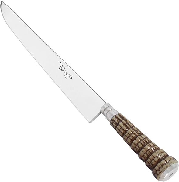 Faca Gaúcha Rabo de Tatu Inox 12 Polegadas